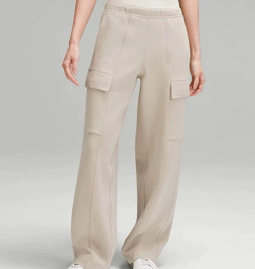 【捡漏 直接下单】 夏款 Lulu工装裤 运动 宽松Cotton系列女土棉混纺双面针织 商品图2