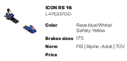 24/26SALOMONG固定器ICON RS 16 商品图0