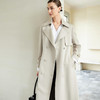 洛诗琳21308春季新款简约立体质感中长款风衣外套女361 商品缩略图0