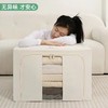 棉麻钢架收纳箱 商品缩略图0