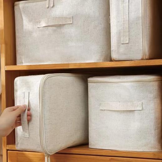 天山棉麻衣服收纳箱 商品图3
