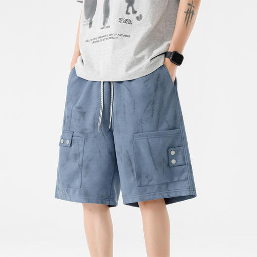 【DSL】大依优型大码短裤五分裤大号裤子弹力透气加肥加大夏季松紧腰宽松运动沙滩裤 商品图1