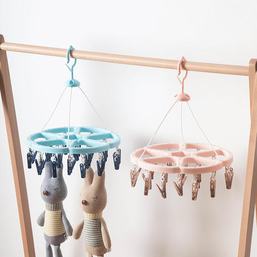 茶花大号长方型晒衣架（24夹）0709 商品图2