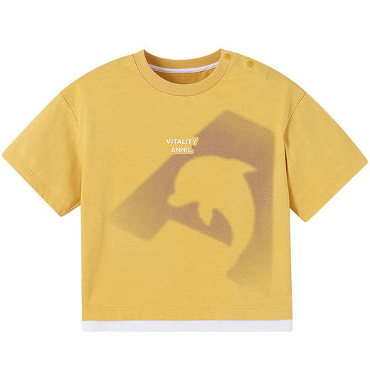 【实体店同款】男童圆领短袖针织衫夏季新款安奈儿童装XB521610 商品图7