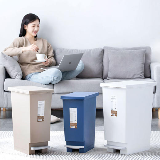 茶花洁纳脚踏式垃圾桶20205003 商品图13