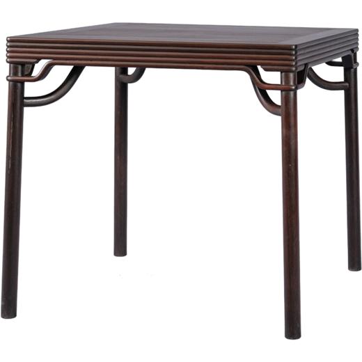 二十世纪 红木四劈料裹腿霸王枨方桌 商品图5