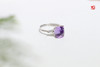 紫水晶戒指【紫韵】，925银镶 商品缩略图4