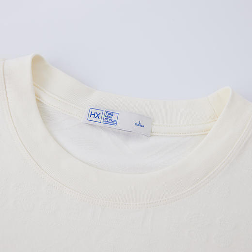 【新品上新】HX 夏季圆领短袖T恤S102522024101/02 商品图4