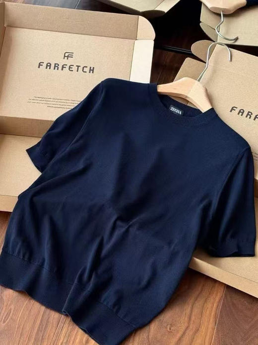 圆领针织衫。 白色。  蓝色。  自己备注号码颜色 商品图5