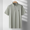 【桑蚕丝】【DDS】大依优型大码男装短袖POLO衫透气加肥加大大号半袖体恤上衣男士胖子 商品缩略图3