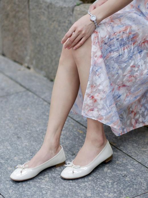 REEMOOR睿慕蛋卷鞋女红色浅口平底鞋软底船鞋芭蕾舞单鞋瓢鞋女鞋2512A6 商品图8