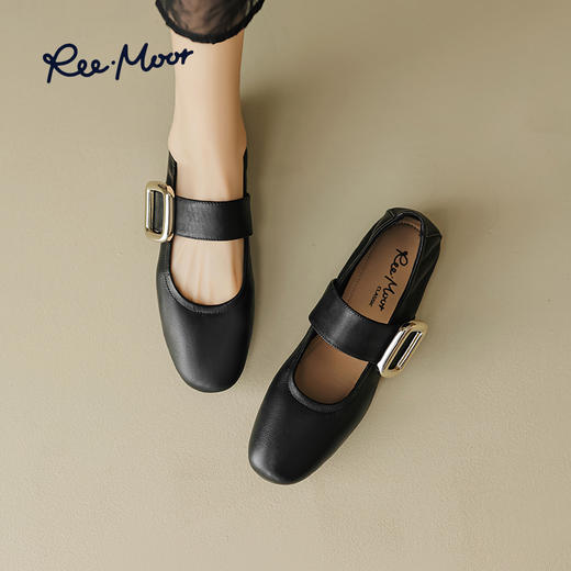 【2025年春夏新款】Reemoor睿慕复古法式玛丽珍鞋女鞋 | 柔软舒适、复古时尚、轻便百搭 商品图6