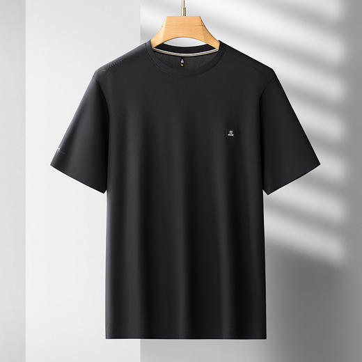 【冰丝无痕】【DDS】大依优型大码男装短袖T恤透气加肥加大大号半袖上衣男士胖子 商品图3