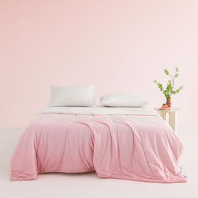 丝享沁爽凉感渐变牛奶冰淇凌夏被：乳冰冰