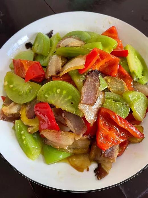 青番茄炒腊肉 商品图0