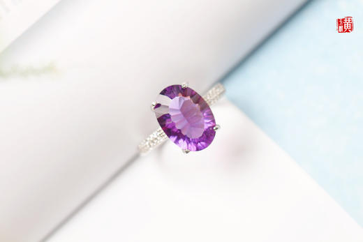 【初语】紫水晶戒指 商品图1