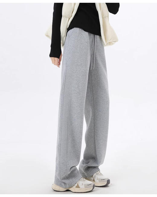 裁缝学苑AQ446窄版阔腿裤纸样女装新款运动裤直筒卫裤子样板图纸 商品图2