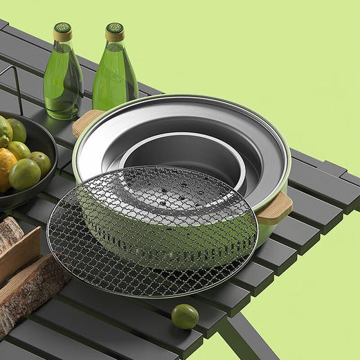 都市太太（DStt）都市太太撒野时光·碳火炙烤炉围炉煮茶户外室内烧烤炉取暖炉 商品图1