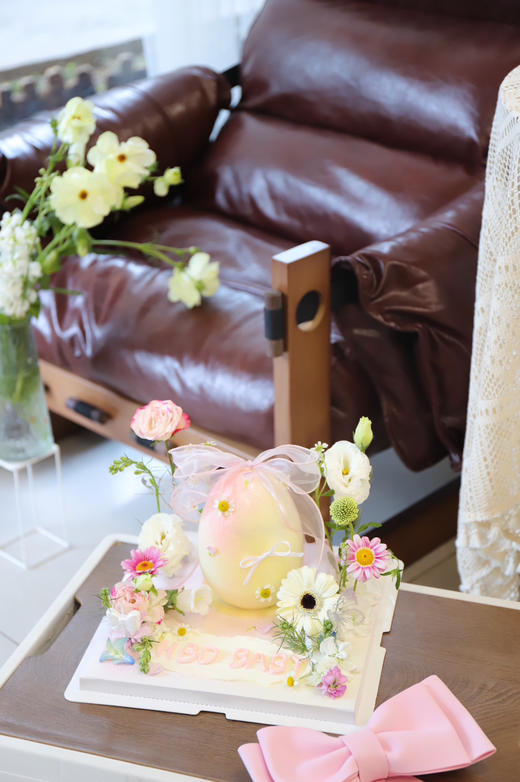 破壳日 鲜花蛋糕 商品图1