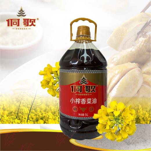 侗歌小榨香菜油 5L 物理压榨健康好油 甄选原料新菜油 商品图0
