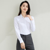 【微弹易打理】罗蒙女士长袖衬衫简约纯色职业上班商务百搭衬衣上衣女 商品缩略图2