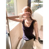 <曾小咸推荐>韩系3色木耳边修身显瘦吊带背心 商品缩略图2