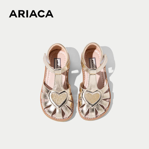 ARIACA艾芮苏女童公主凉鞋2025夏季新款宝宝软底儿童包头鞋小女孩1856-3 商品图4