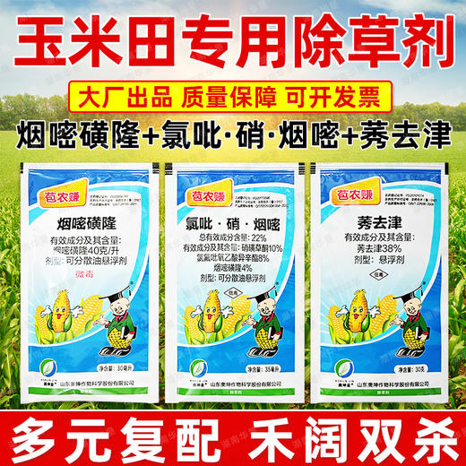 玉米田苗后除草方案氯氟吡氧乙酸硝磺草酮烟嘧磺隆玉米田除草剂 商品图0