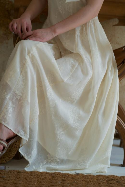 【门店同款】ENJOY夏季“悠然之境”法式系带刺绣裙 162201593 商品图8