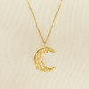 在途4周到｜Agapee-Artemis-月亮 锤纹 吊坠 项链［法国设计师］ 商品缩略图0