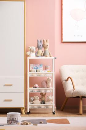 茶花多纳可移动四层置物架