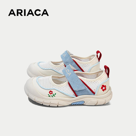 ARIACA艾芮苏女童运动鞋网面2025春季新款中童室内鞋儿童鞋子凉鞋6102-11 商品图2