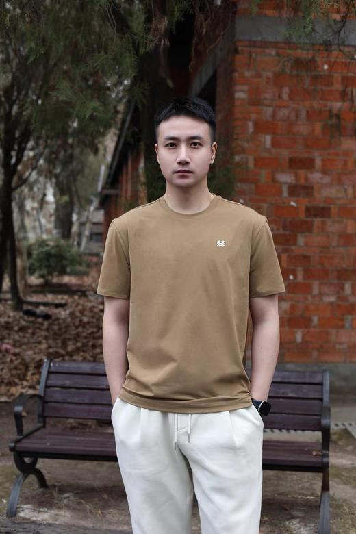 K隆 立体硅胶LOGO速干运动圆领短袖T恤 Z-15160 商品图6