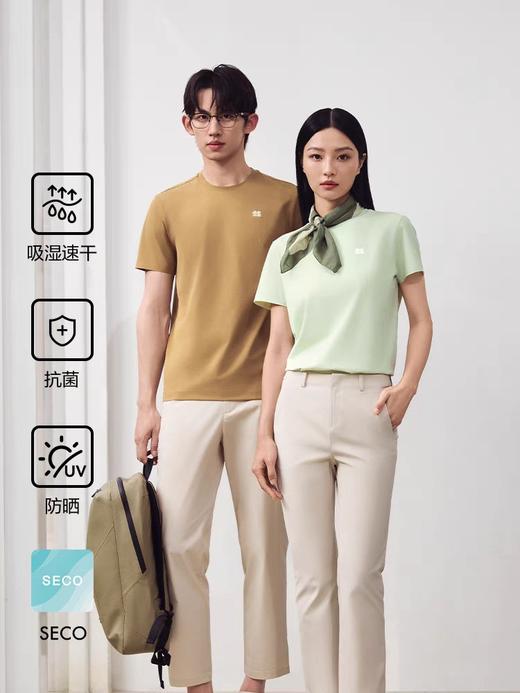 K隆 立体硅胶LOGO速干运动圆领短袖T恤 Z-15160 商品图4