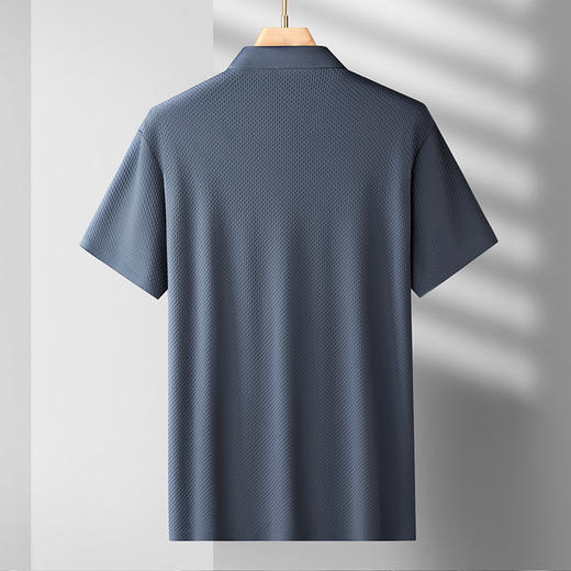 【冰丝无痕】【DDS】大依优型大码男装短袖POLO衫透气加肥加大大号半袖体恤上衣男士胖子 商品图1