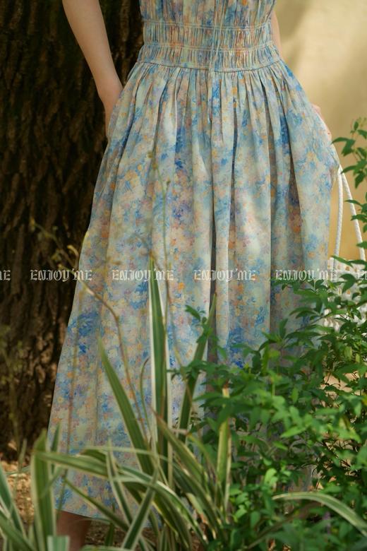 【门店同款】ENJOY夏季“悠然之境”油画打揽连衣裙 162253131 商品图7