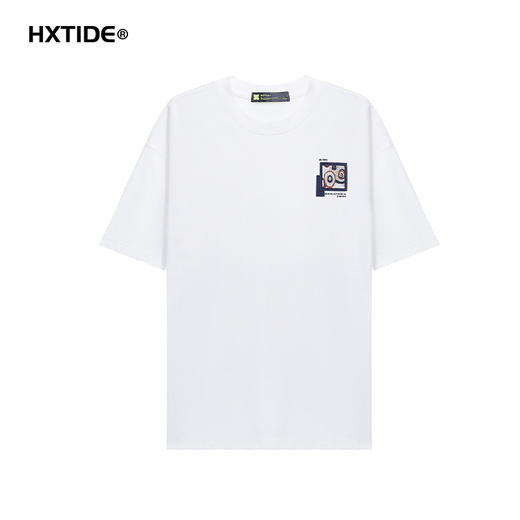 【断码清仓】HX 夏季圆领短袖T恤S102522056101/02 商品图0