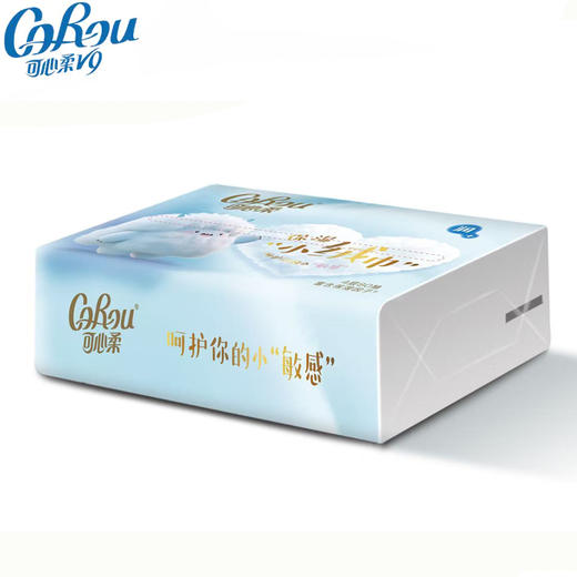 可心柔小绒巾保湿纸 80抽/包*12包 抽取式 商品图2
