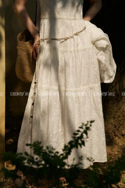 【门店同款】ENJOY夏季“悠然之境”刺绣花吊带裙 162253182 商品图3