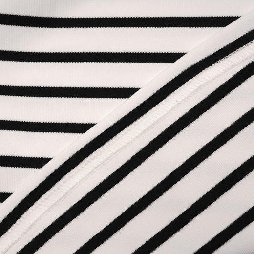 ROMI STUDIO“法式复古”优雅黑杏撞色条纹修身针织吊带背心T3788 商品图4