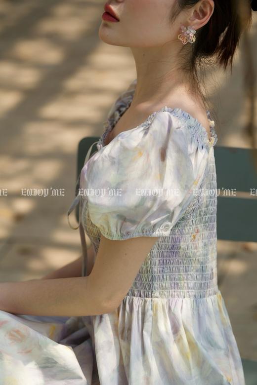 【门店同款】ENJOY夏季“悠然之境”油画系带连衣裙 162253086 商品图8