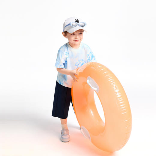 【实体店同款】男童全腰针织七分裤夏季新款安奈儿童装XB526635 商品图6