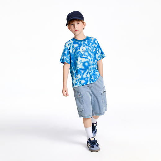 【实体店同款】男童圆领短袖针织衫夏季新款安奈儿童装AB521636 商品图3