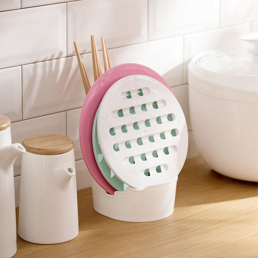 茶花18CM餐桌隔热垫 商品图3