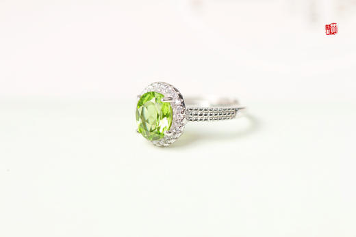 【春意】橄榄石戒指 商品图5