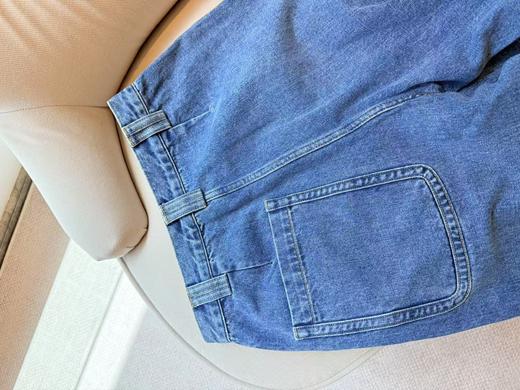 时髦斜裁设计镰刀牛仔裤 商品图5