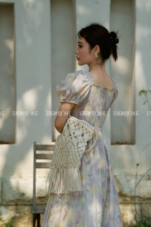 【门店同款】ENJOY夏季“悠然之境”油画系带连衣裙 162253086 商品图2