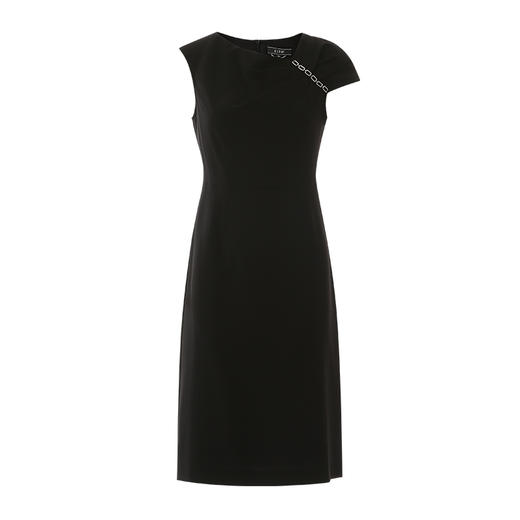 EITIE爱特爱夏季新款设计感小众收腰气质连衣裙7807518 商品图5