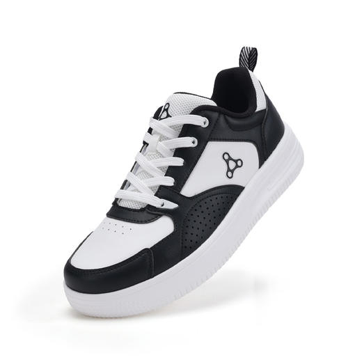 足行健健康按摩鞋男女新款夏季小白鞋潮流经典熊猫色透气青春年华 商品图4