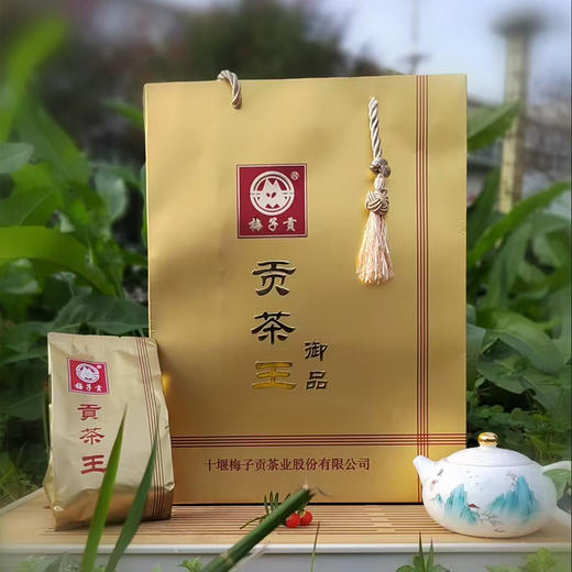 2025新茶竹溪梅子贡茶·贡茶王御品金色礼盒装 500g（250g*2盒） 商品图1